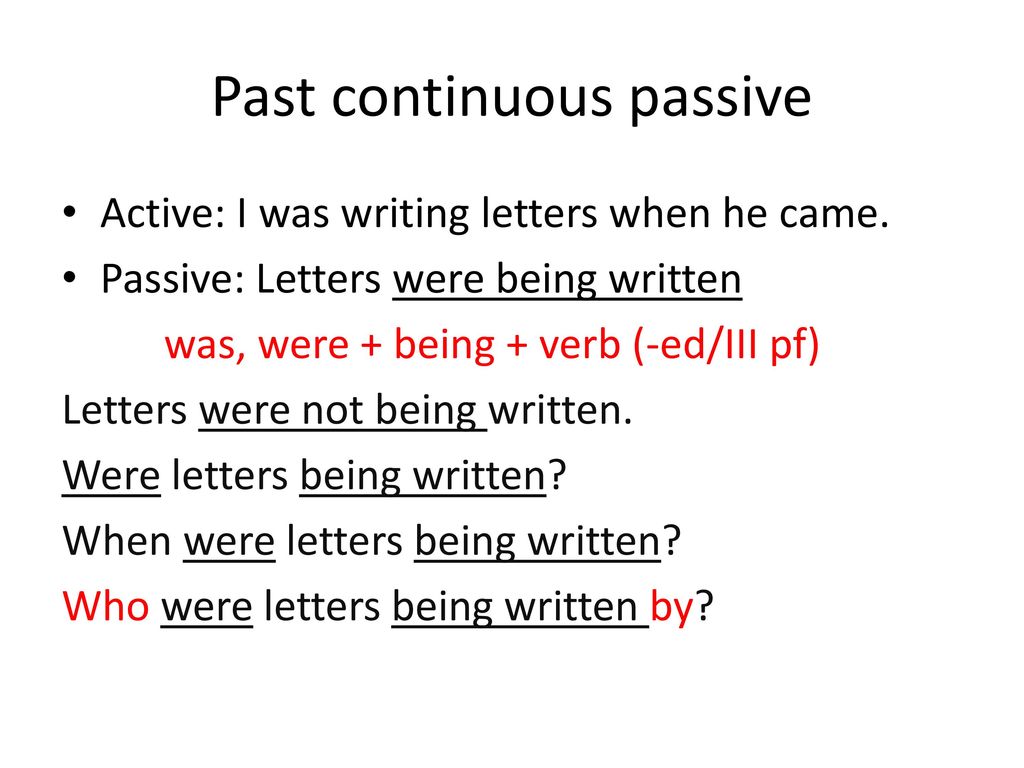Passive continuous present past. Past Continuous Active and Passive. Паст континиус пассив. Past Continuous Passive примеры. Паст континиус пассив примеры.