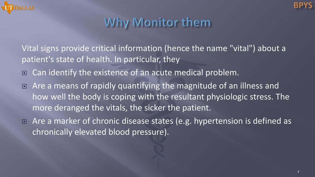 Vital Signs Monitoring system - ppt download