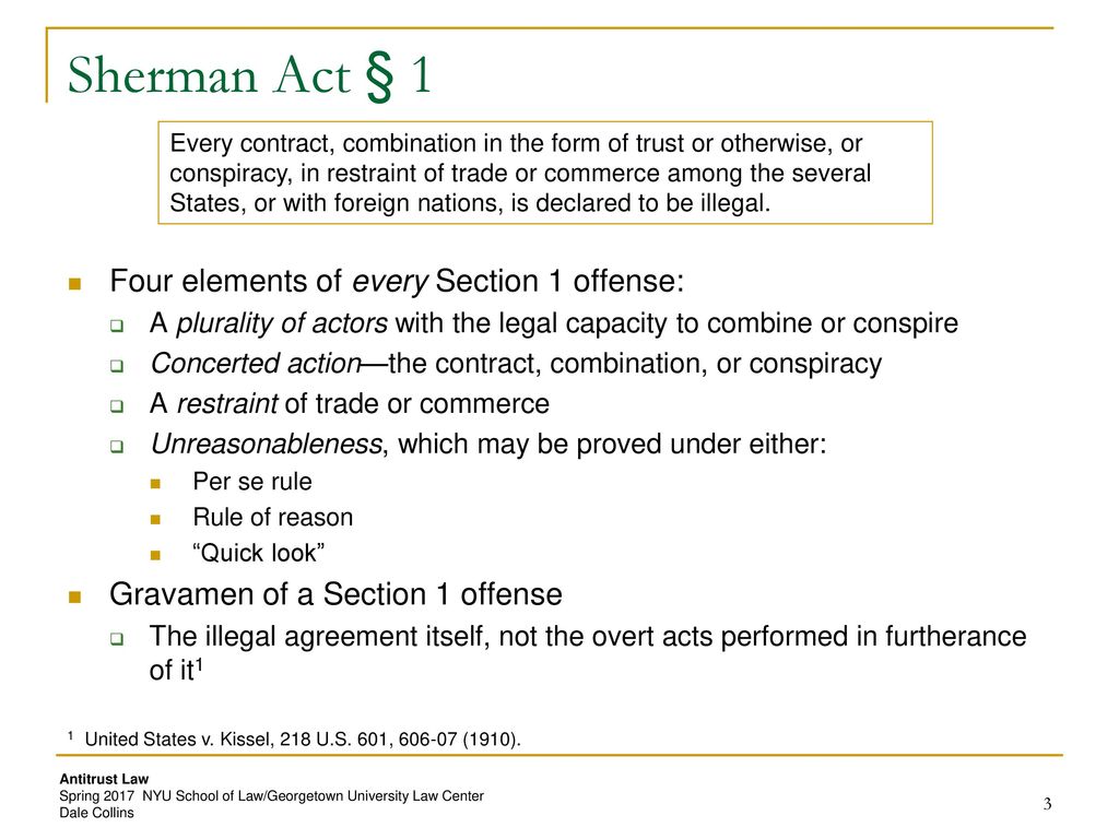 6 Proving Conspiracy Antitrust Law Ppt Download