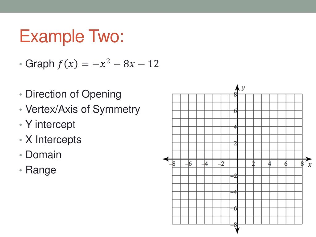 7 1 Graphing Quadratics Standard Form Ppt Download 7 1 Graphing Quadratics Standard Form Ppt Download