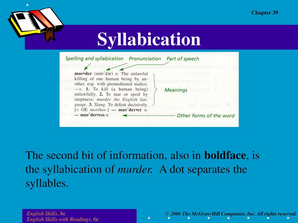 Chapter Thirty-Nine Using the Dictionary. - ppt download