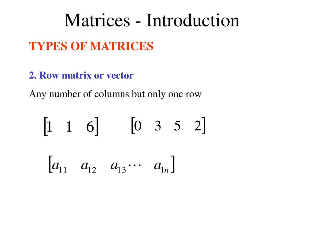 Matrices Introduction. - ppt download