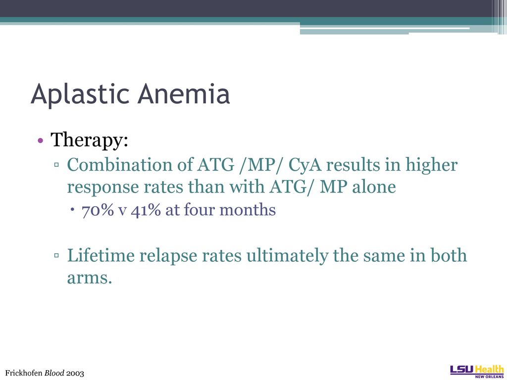 Bone Marrow Failure Syndromes - ppt download