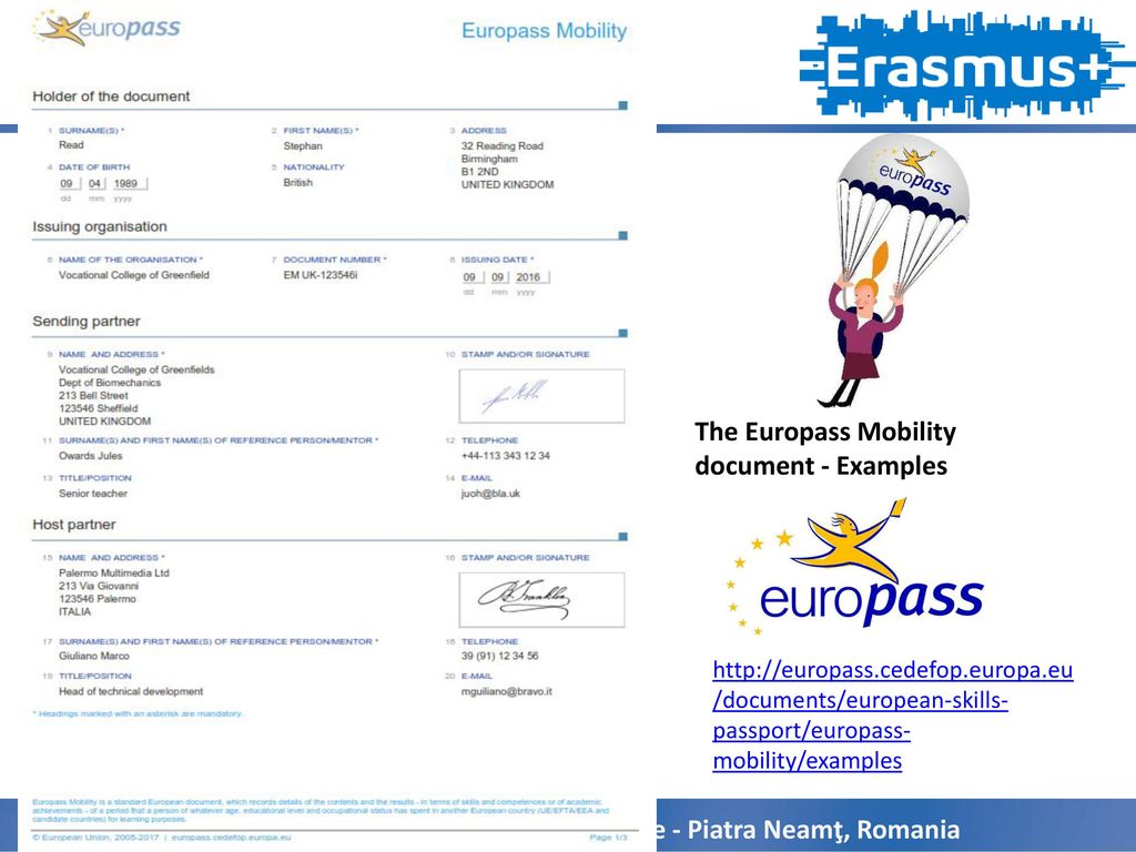 A step... to the Europass!. ppt download
