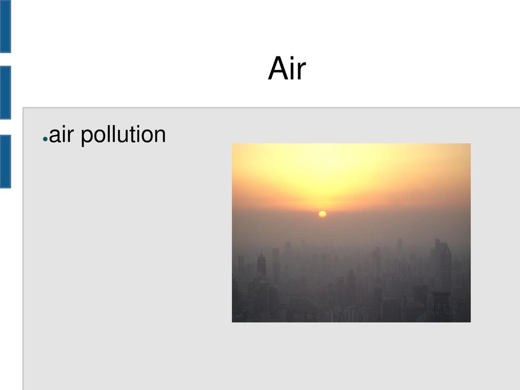 Air air pollution.