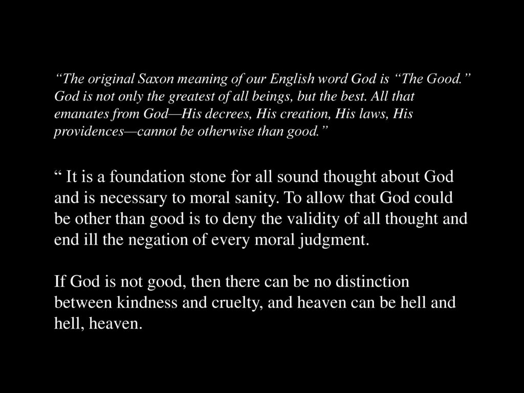 A Brief Study Of The Attributes Of God Ppt Download - 