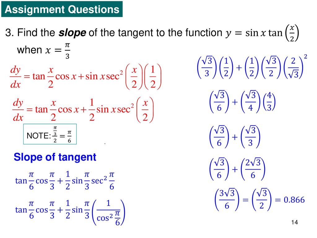 Derivatives Of Trigonometric Functions Ppt Download Derivatives Of Trigonometric Functions Ppt Download