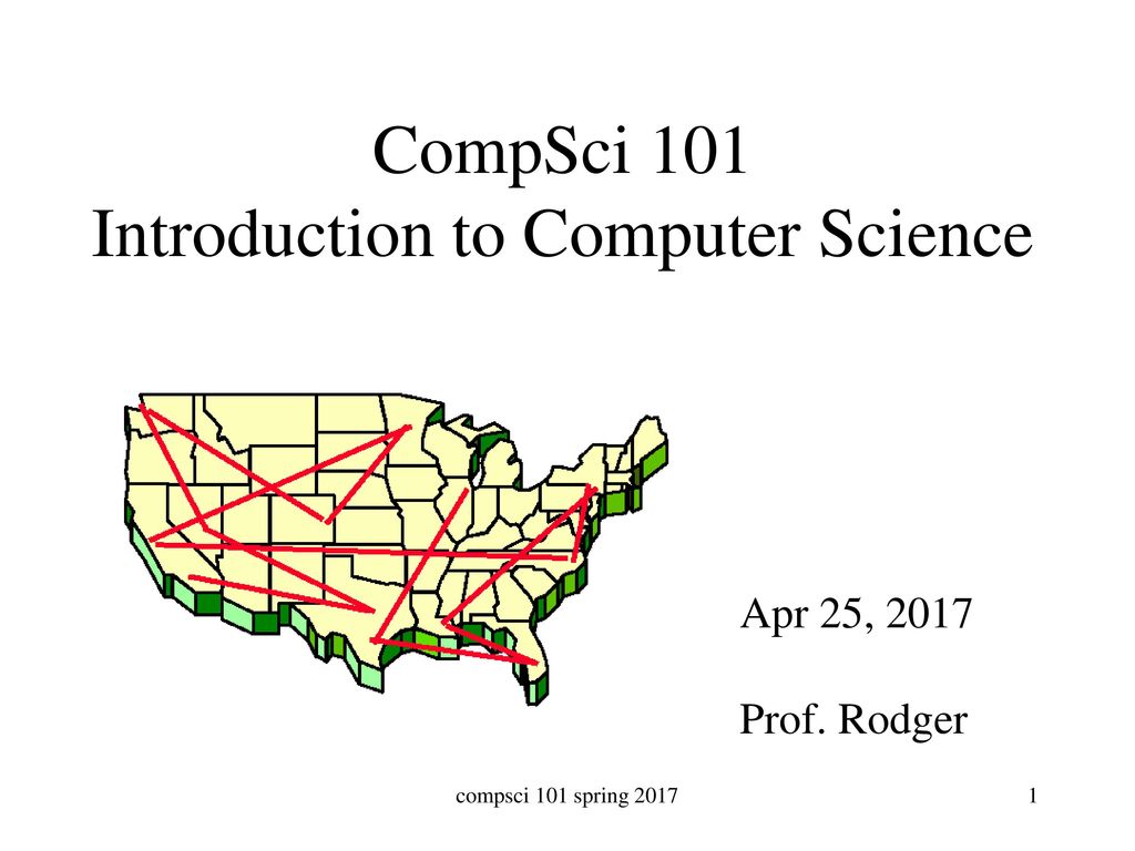 CompSci 101 Introduction to Computer Science - ppt download