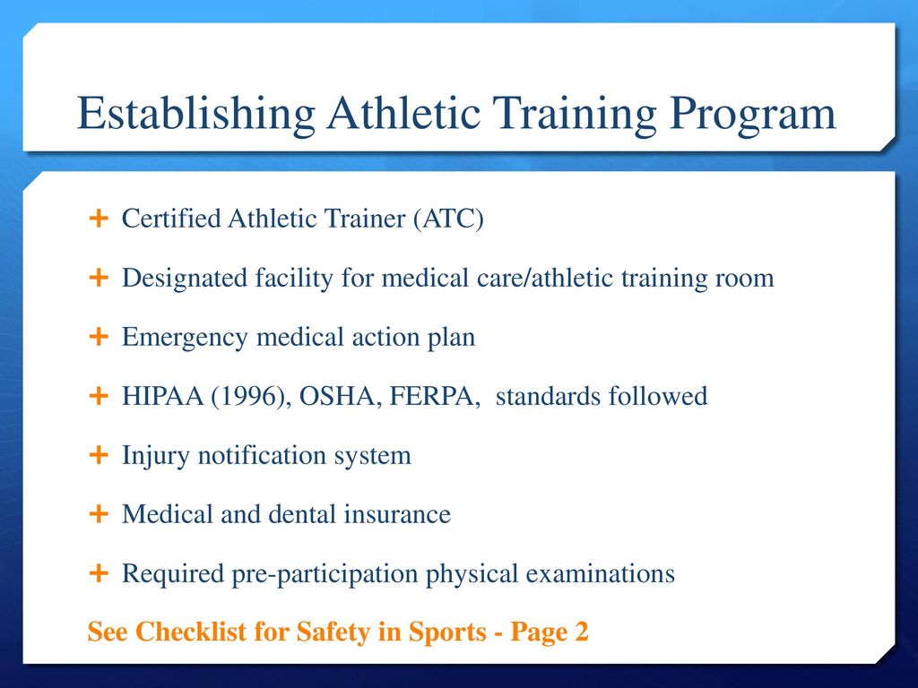 Pe 282 Introduction To Athletic Training Ppt Download