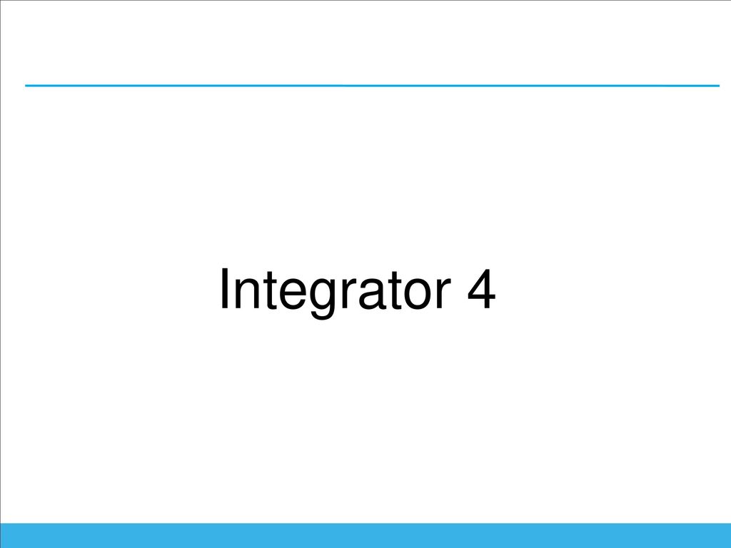 Integrator 4 FCSM-1 Maintain System Operational Definitions