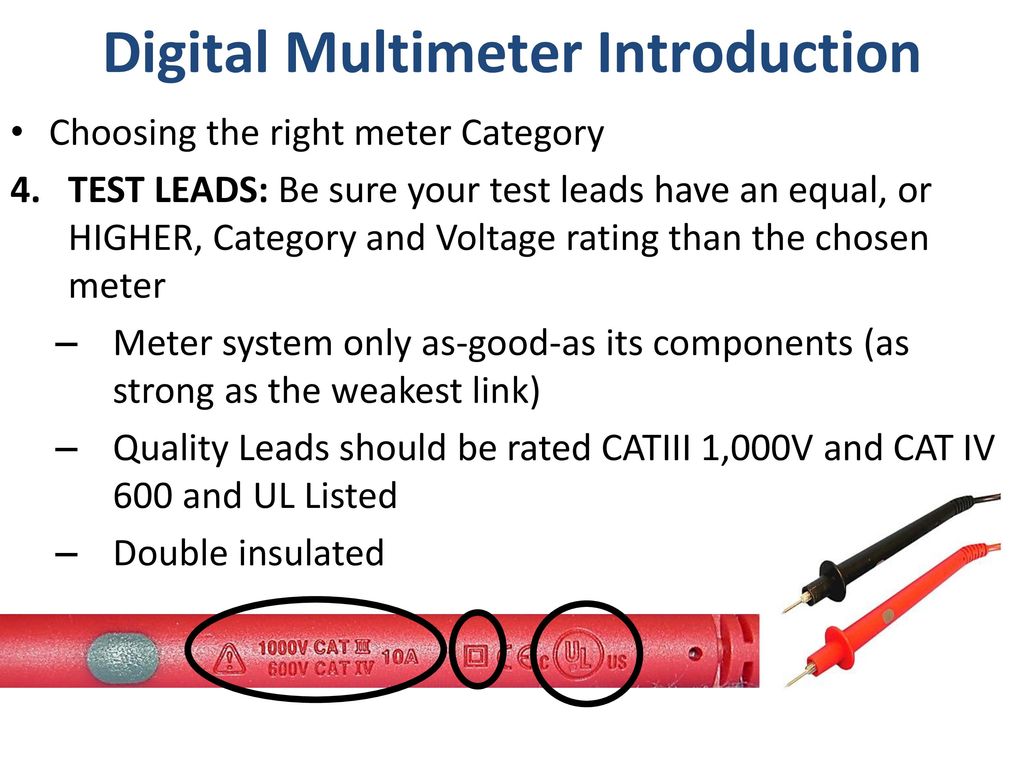 Digital Multimeter Introduction - ppt download