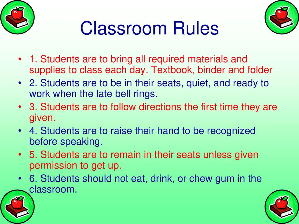 Presentation on theme: "Classroom Rules and Procedures"- Presenta...