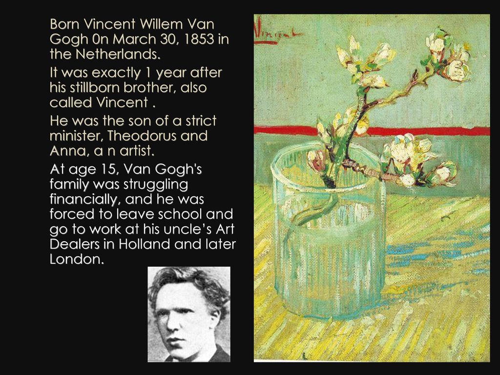 Vincent Van Gogh Impressionist Painter ppt download