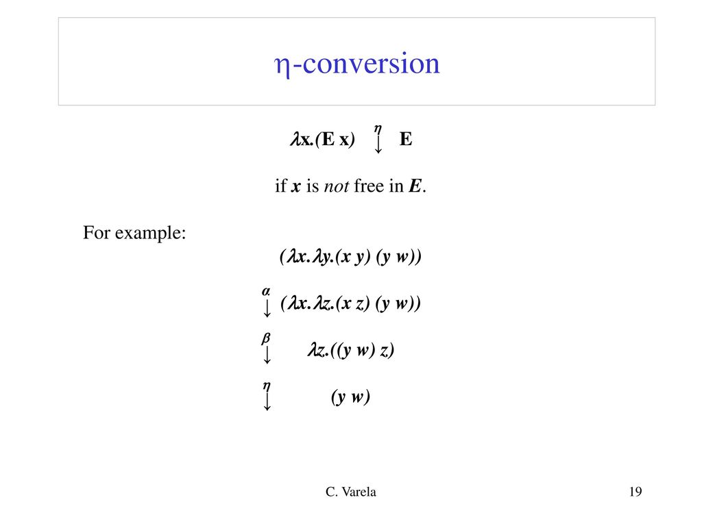Chapter 2 Lambda Calculus Ppt Download