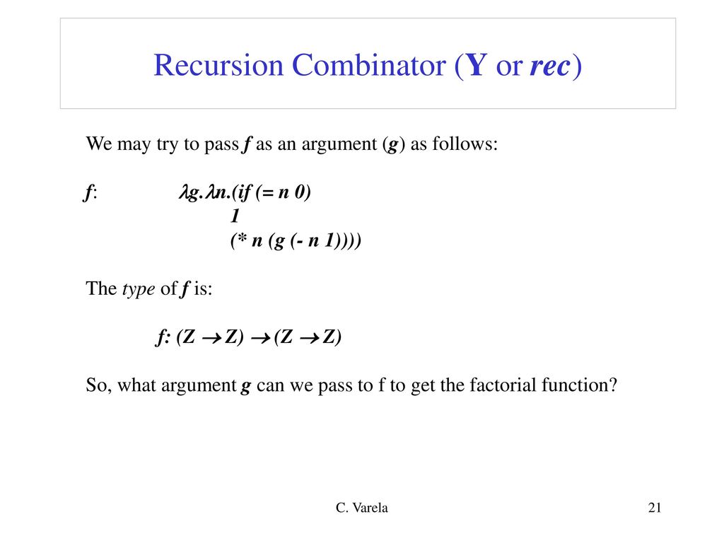 Chapter 2 Lambda Calculus Ppt Download