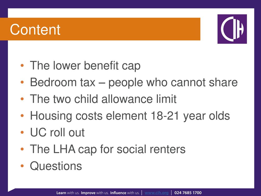 lower benefit cap