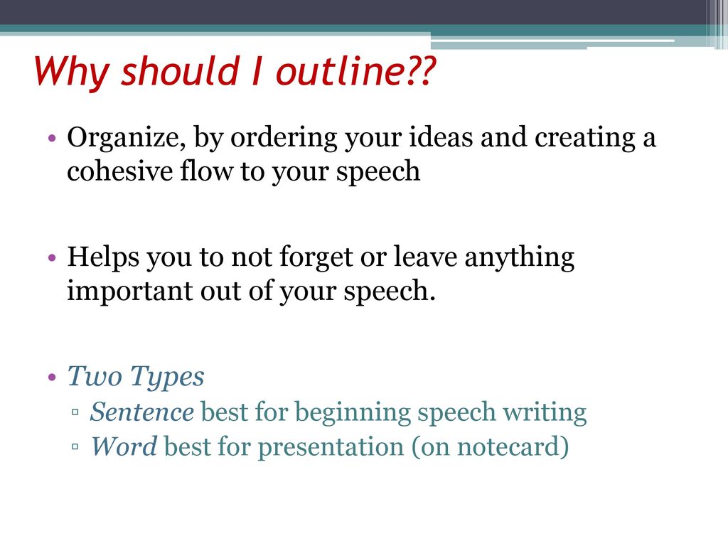 Speech Format Introduction Body Conclusion Attention device - ppt