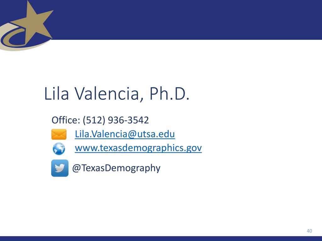 Lila Valencia, Ph.D. Office: (512)