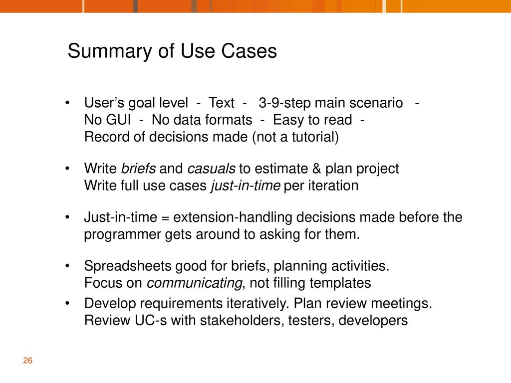 Writing Effective Use Cases - ppt download