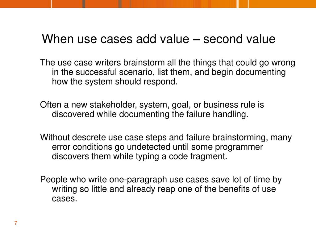 Writing Effective Use Cases - ppt download