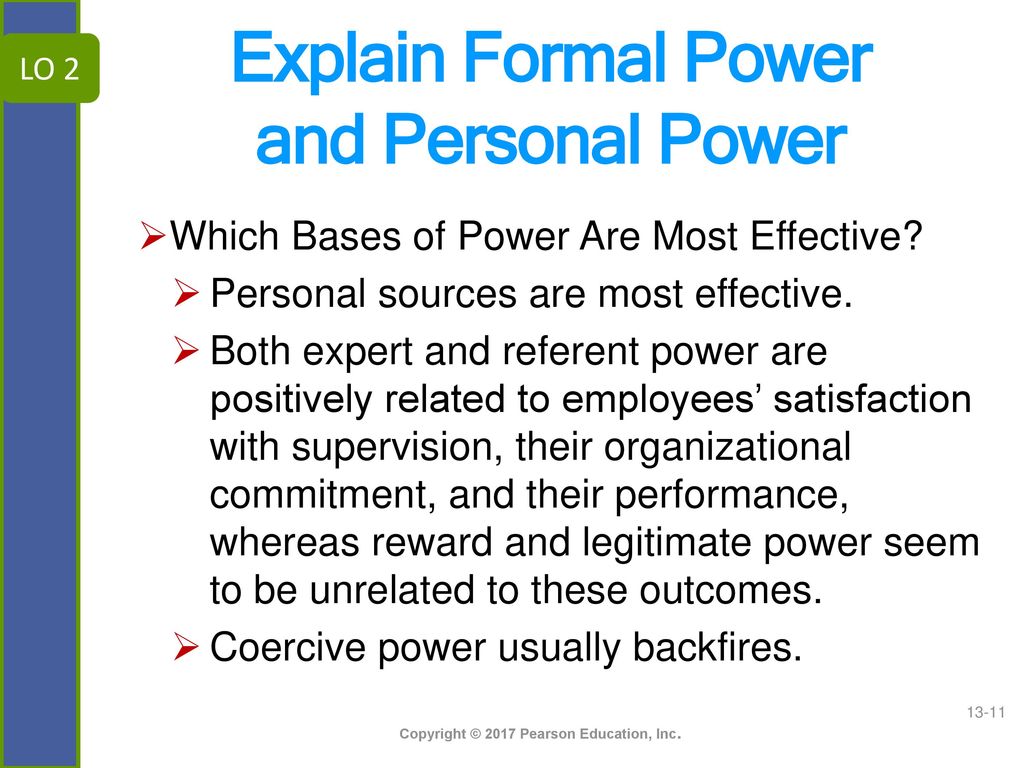 what is formal power