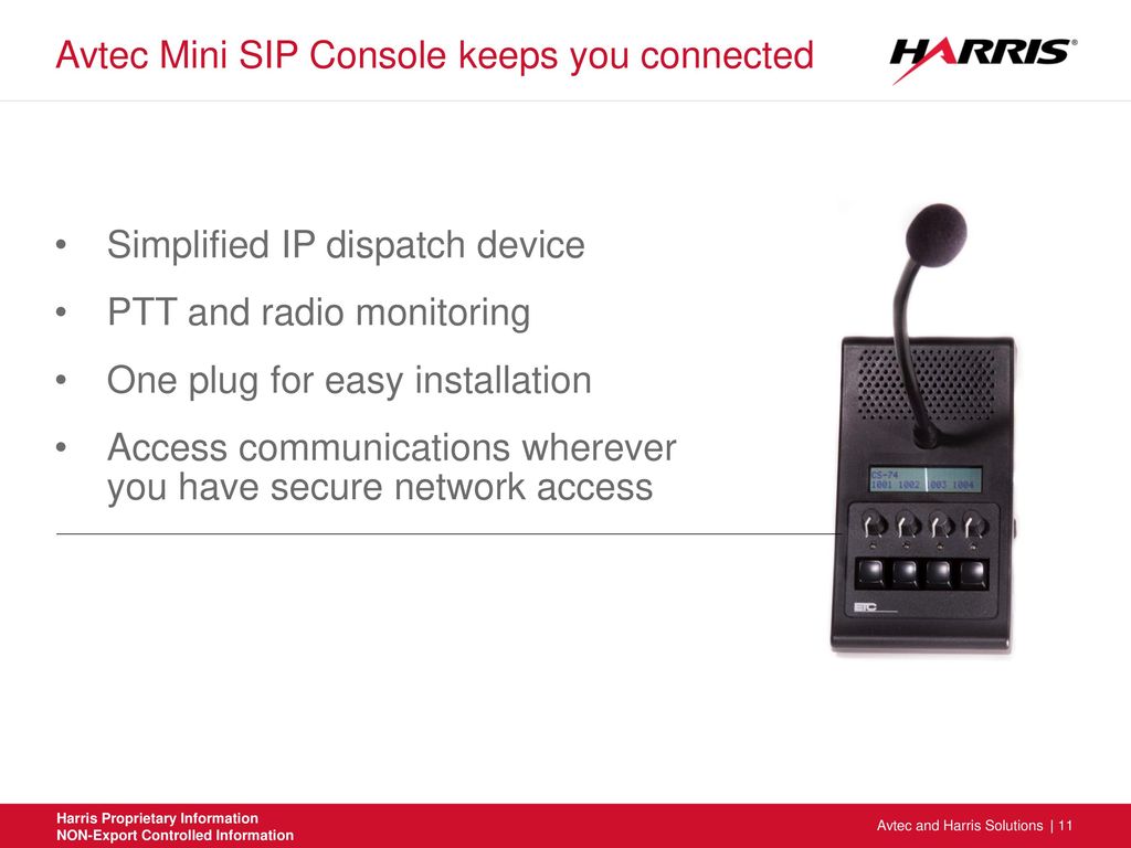 Avtec Mini SIP Console keeps you connected