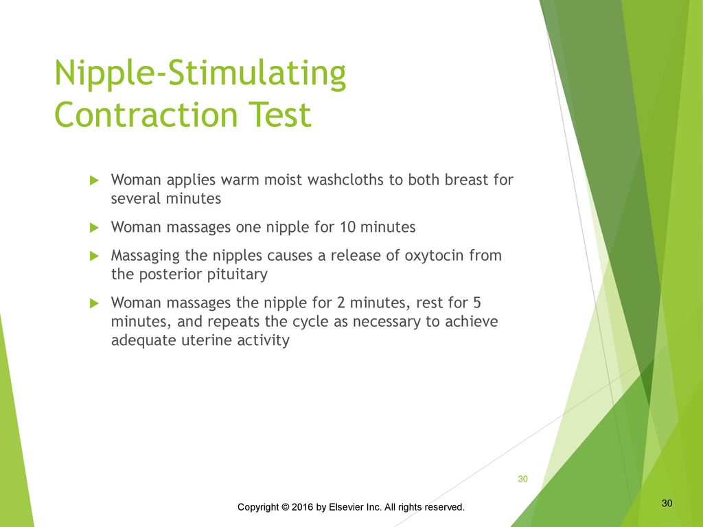 Nipple-Stimulating Contraction Test