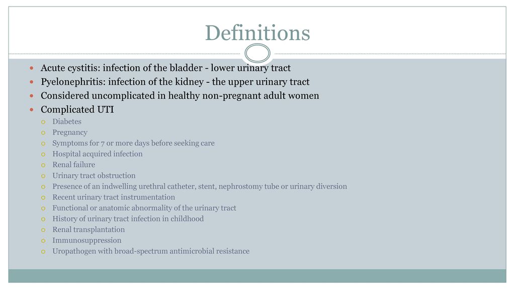 Clinica prostatitei acute