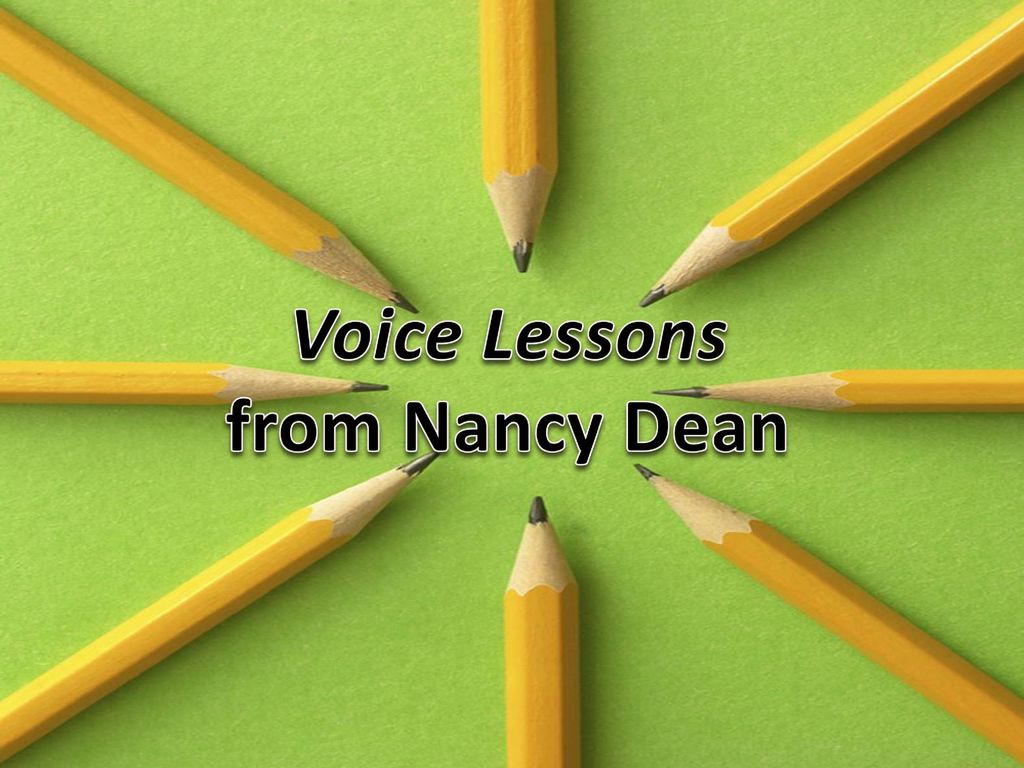Voice Lessons from Nancy Dean