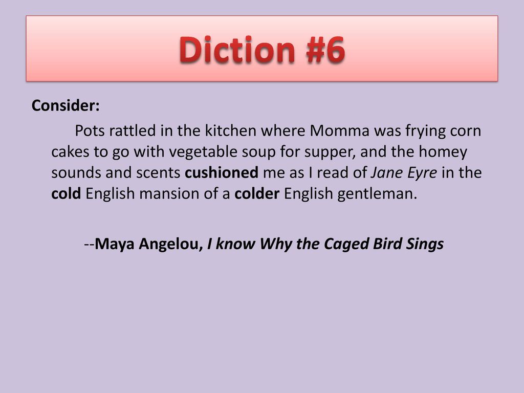 Diction #6