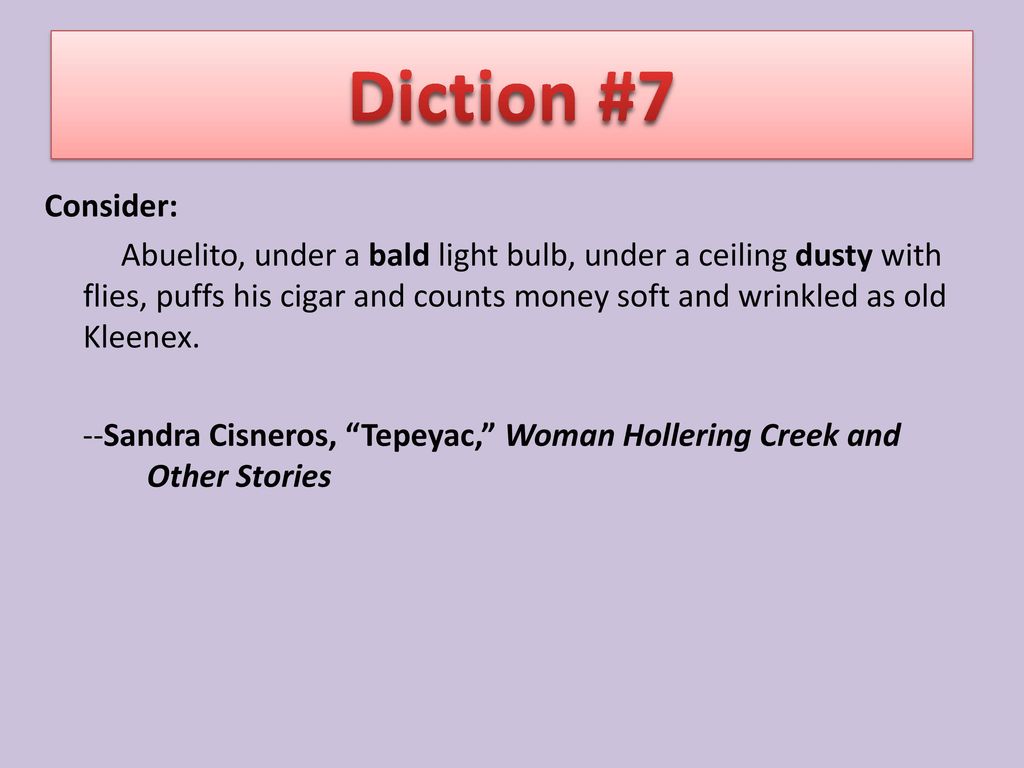 Diction #7