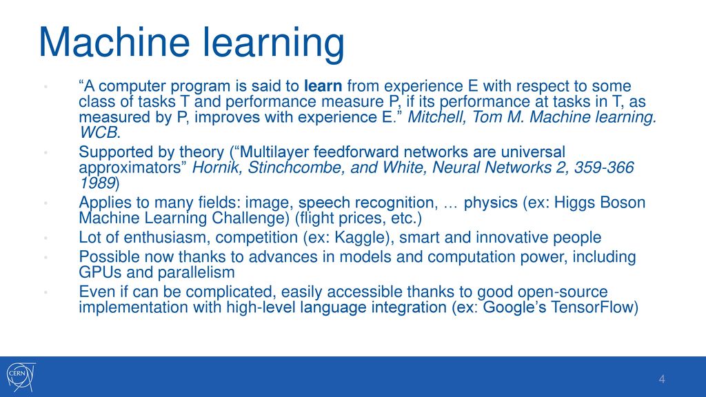 Machine learning and databases ppt download
