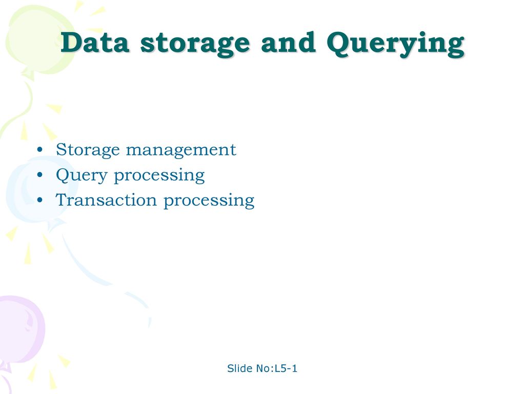 Database management systems ppt download
