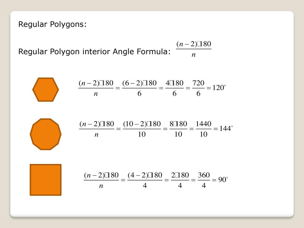 Area Of Regular Polygons Ppt Download