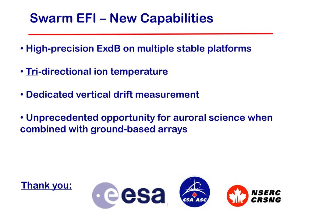 Swarm EFI – New Capabilities