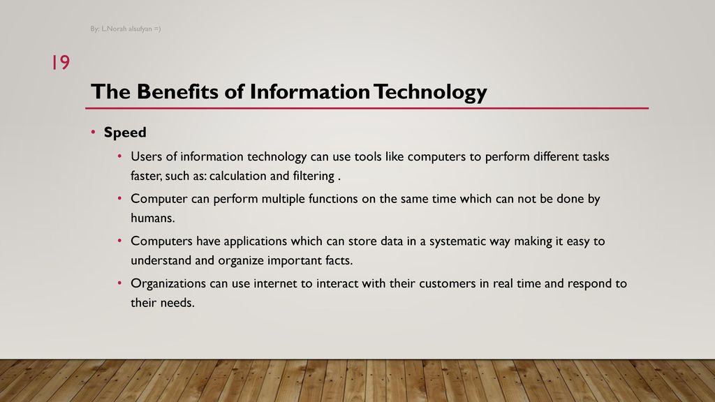 information technology easy