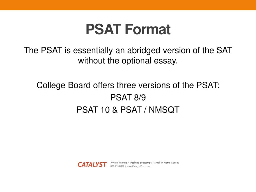 Interpreting Your PSAT Score ppt download