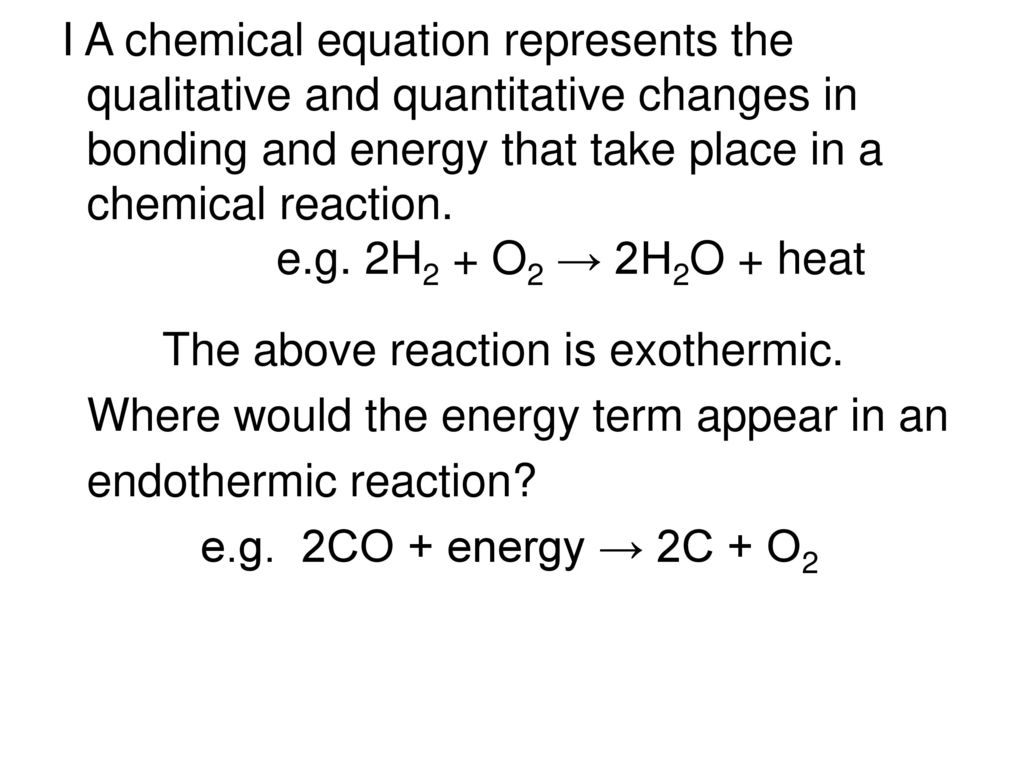 Aim # 24: How do we write and balance a chemical equation? - ppt