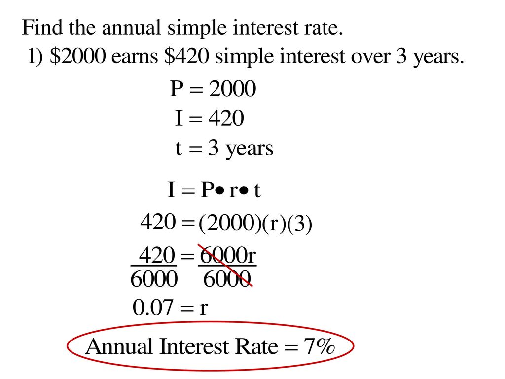 Objective - To Solve Problems Involving Simple Interest. - Ppt Download