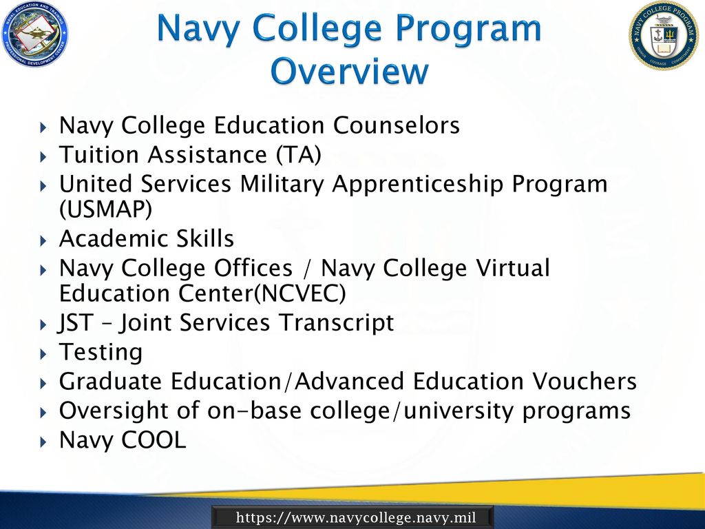 Navy Voluntary Education (VOLED) NCPACE Command Coordinator (ESO) ppt