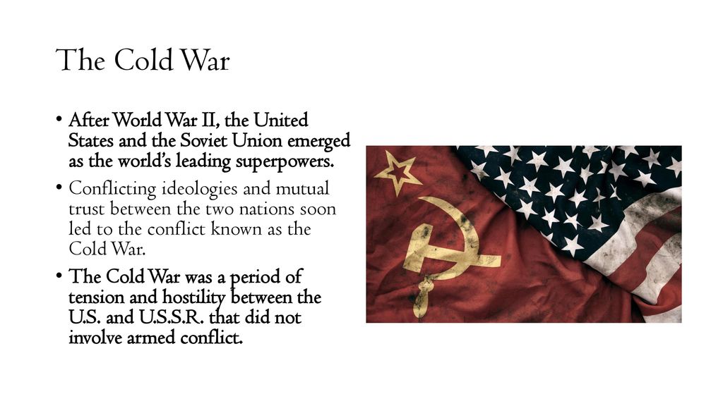 Контрольная работа: USA - Soviet Union Relations before and during the Cold War