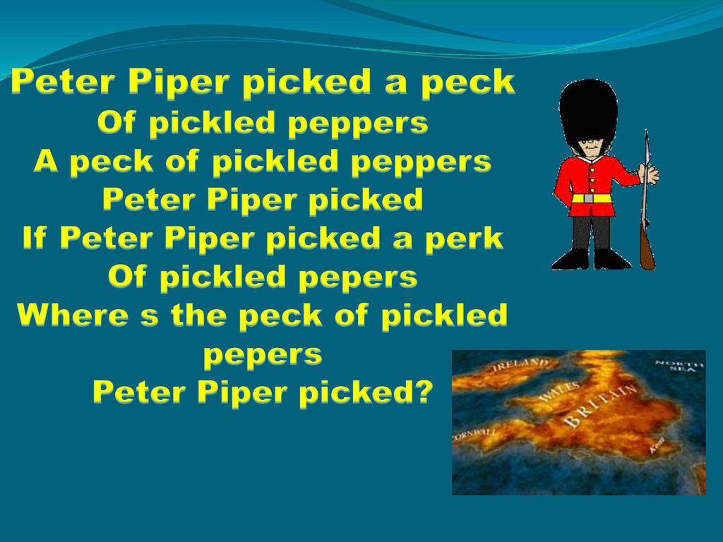 Скороговорка peter. Скороговорка на английском Peter Piper. Peter picked a Peck of Pickled Peppers. Peter Piper picked a Peck скороговорка. Peter Piper picked.
