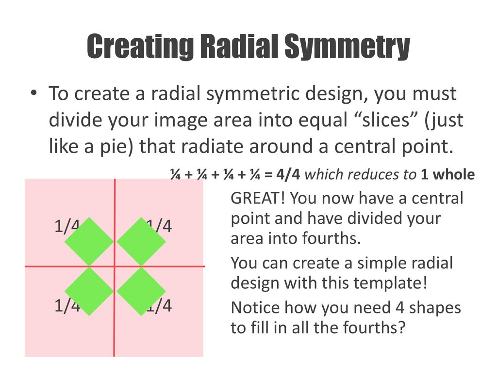 Creating Radial Symmetry