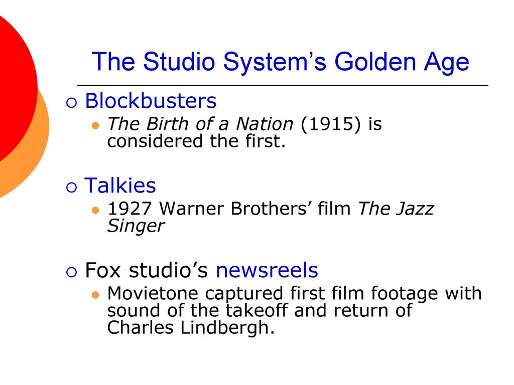 The Studio System’s Golden Age