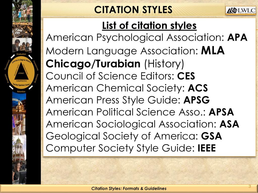 citation styles