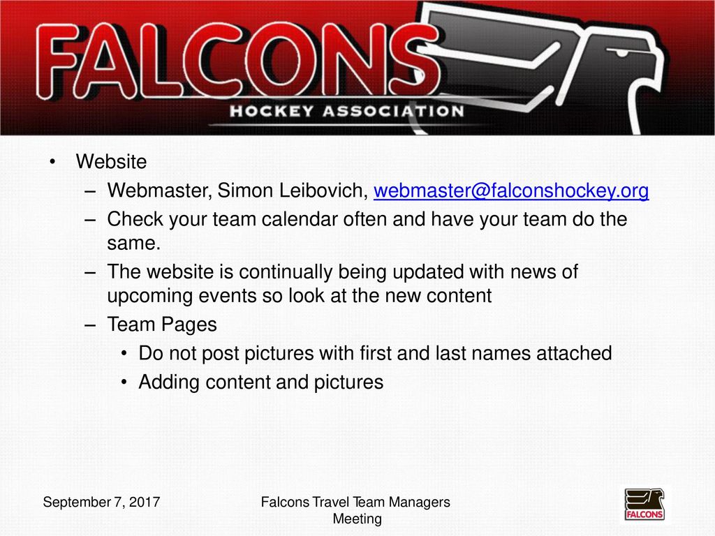 Falcons Hockey Association