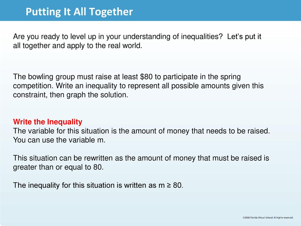 Inequalities Lesson Ppt Download