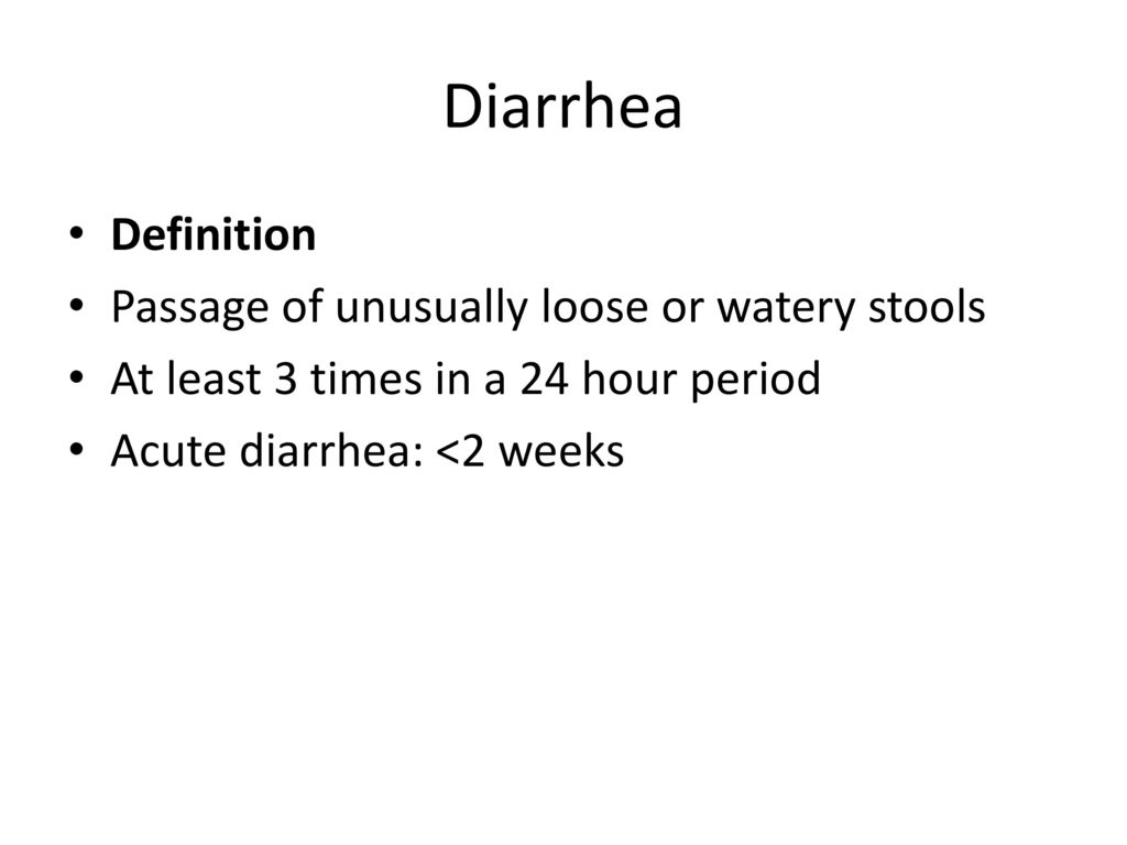 diarrhea definition passage of unusually loose or watery stools