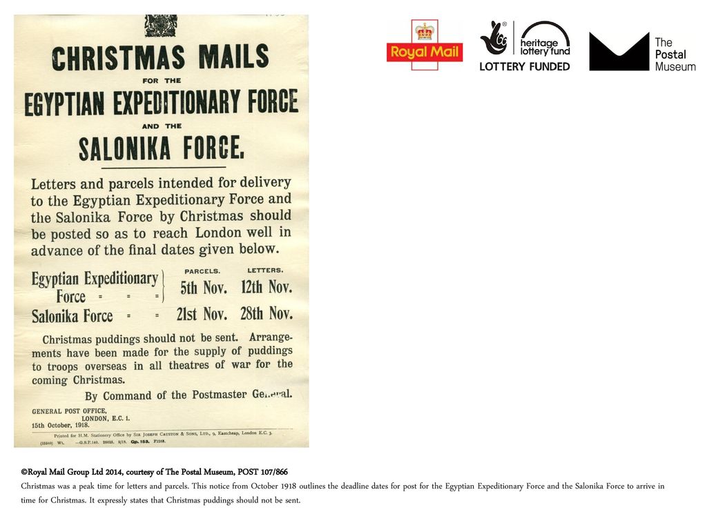 ©Royal Mail Group Ltd 2014, courtesy of The Postal Museum, POST 107/866