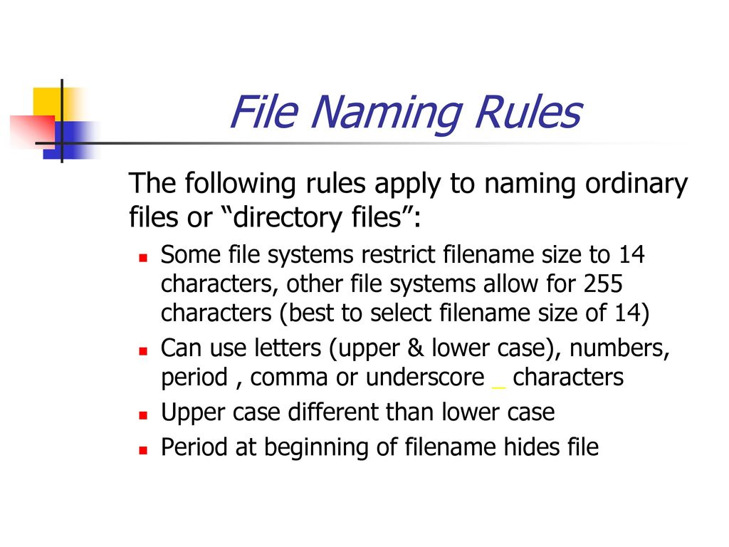 Agenda The Linux File System Chapter 4 In Text Ppt Download Agenda The Linux File System Chapter 4 In Text Ppt Download